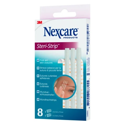 CEROTTO PER SUTURA NEXCARE STERISTRIP 6X75 MM + 3X75 MM - Farmaunclick.it