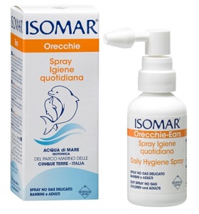 ISOMAR ORECCHIE ACQUA DI MARE SPRAY NO GAS PER IRRIGAZIONE DELL'ORECCHIO 50ML - Farmaunclick.it