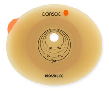 PLACCA PER COLO ILEO ED UROSTOMIA DANSAC NOVALIFE2 55MM RITAGLIABILE 10-47 - Farmaunclick.it