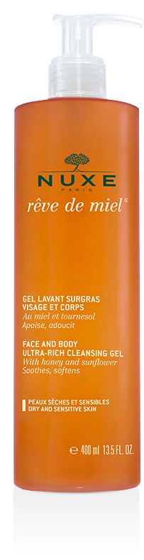 NUXE REVE DE MIEL GEL LAVANT SURGRAS VISAGE ET CORPS 400 ML - Farmaunclick.it