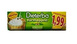 DIETERBA OMOGENEIZZATO FORMAGGINO 3 PEZZI 80 G - Farmaunclick.it