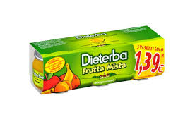 DIETERBA OMOGENEIZZATO FRUTTA MISTA 3 PEZZI 80 G - Farmaunclick.it