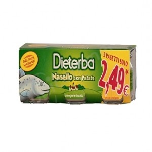DIETERBA OMOGENEIZZATO NASELLO 3 PEZZI 80 G - Farmaunclick.it
