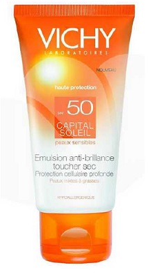 IDEAL SOLEIL VISO DRY TOUCH SPF50 50 ML - Farmaunclick.it