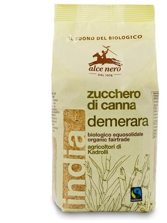 ZUCCHERO DI CANNA DEMERARA BIO INDIA FAIRTRADE 500 G - Farmaunclick.it