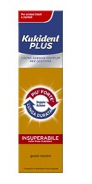 KUKIDENT DOPPIA AZIONE ADESIVO PROTESI DENTARIA 40 G - Farmaunclick.it