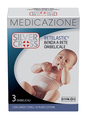 SILVER CROSS RETELASTIC MEDICAZIONE OMBELICALE 3 PEZZI - Farmaunclick.it