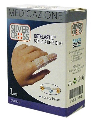BENDA SILVER CROSS RETEL DITO CALIBRO 1 PEZZO - Farmaunclick.it