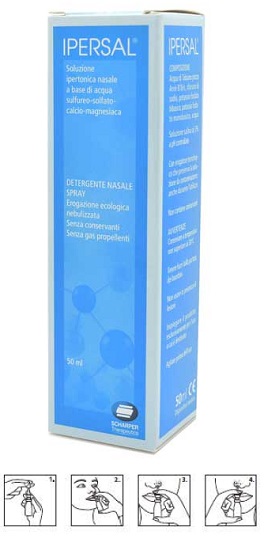 SOLUZIONE IPERTONICA IPERSAL SPRAY NASALE 50 ML - Farmaunclick.it