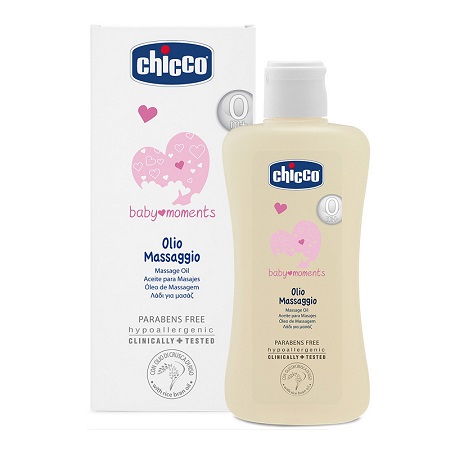 CHICCO COSMETICI BABY MOMENTS OLIO MASSAGGIO 200 ML - Farmaunclick.it