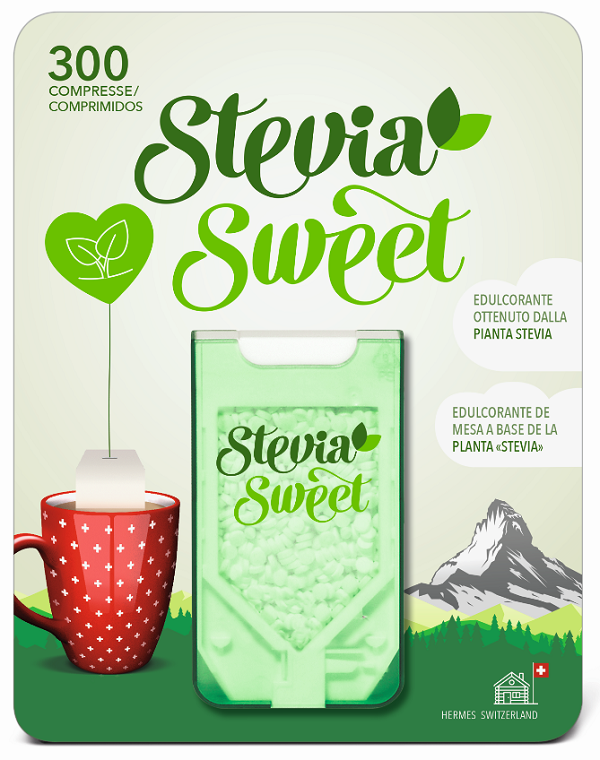 HERMESETAS STEVIA 300 COMPRESSE - Farmaunclick.it