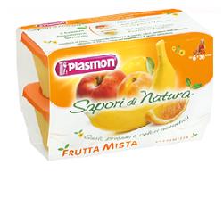 PLASMON SAPORI DI NATURA OMOGENEIZZATO FRUTTA MISTA 100 G X 4 PEZZI - Farmaunclick.it