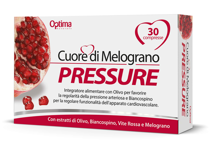 CUORE DI MELOGRANO PRESSURE 30 COMPRESSE 1 G - Farmaunclick.it
