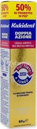 KUKIDENT PLUS DOPPIA AZIONE CREMA ADESIVA PER PROTESI DENTARIE 60 G - Farmaunclick.it