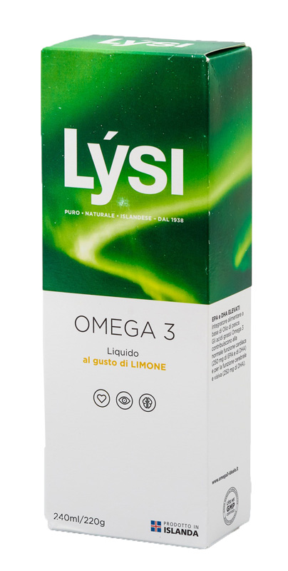 LYSI OMEGA3 LIQUIDO LIMONE 240 ML - Farmaunclick.it