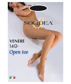 VENERE 140 OPEN TOE COLLANT NERO 2-M - Farmaunclick.it