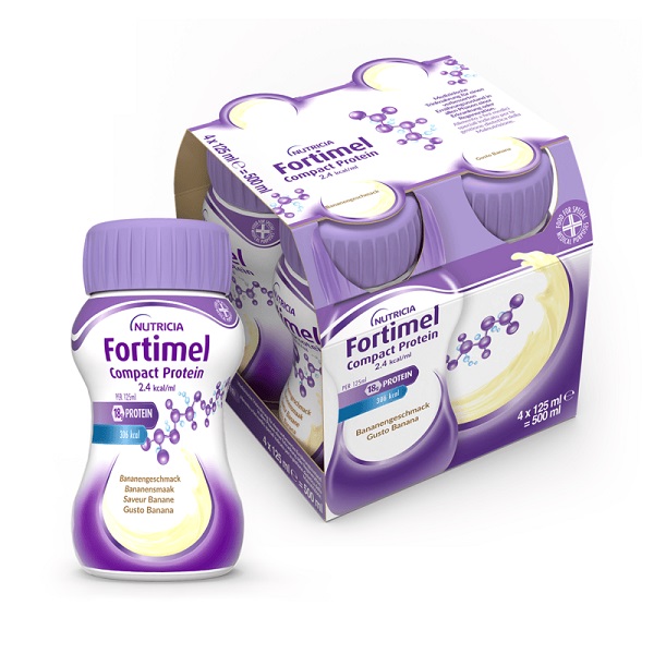 FORTIMEL COMPACT PROTEIN BANANA 4 X 125 ML - Farmaunclick.it