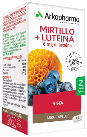 ARKO CAPSULE MIRTILLO+LUTEINA 45 CAPSULE - Farmaunclick.it
