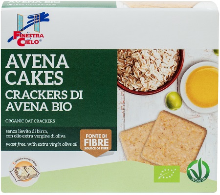 FSC AVENACAKES CRACKERS DI AVENA BIO VEGAN SENZA LIEVITO DI BIRRA CON OLIO EXTRAVERGINE DI OLIVA 250 G - Farmaunclick.it