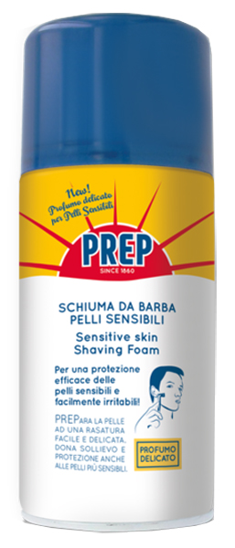 PREP SCHIUMA BARBA PELLE SENSIBILE 300 ML - Farmaunclick.it