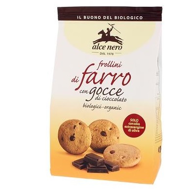 FROLLINO DI FARRO CON GOCCE CIOCCOLATO BIO 300 G - Farmaunclick.it