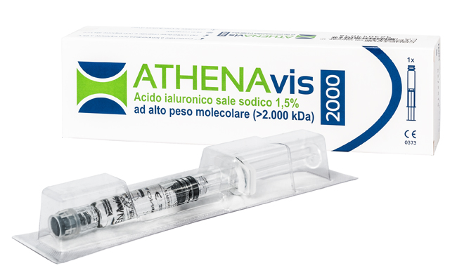 SIRINGA INTRA-ARTICOLARE ATHENAVIS 2000 ACIDO IALURONICO 1,5% 30 MG 2 ML 3 PEZZI - Farmaunclick.it