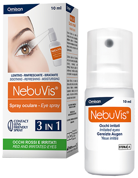 NEBUVIS OCCHI IRRITATI SPRAY 10 ML 1 PEZZO - Farmaunclick.it