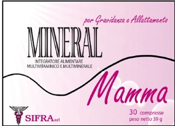 MINERAL MAMMA INTEGRATORE ALIMENTARE PER GRAVIDANZA ED ALLATTAMENTO 30 COMPRESSE 39 G - Farmaunclick.it