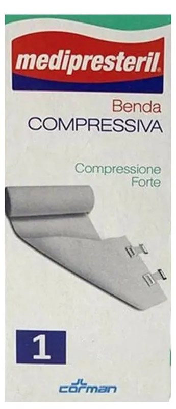 BENDA MEDIPRESTERIL COMPRESSIONE FORTE M4,5X10CM TESI - Farmaunclick.it