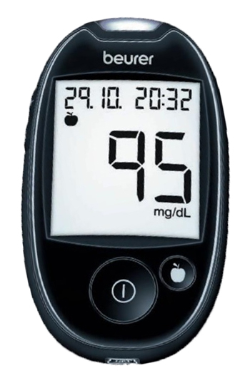 BEURER GLUCOMETRO GL44 METER MG/DL NERO - Farmaunclick.it