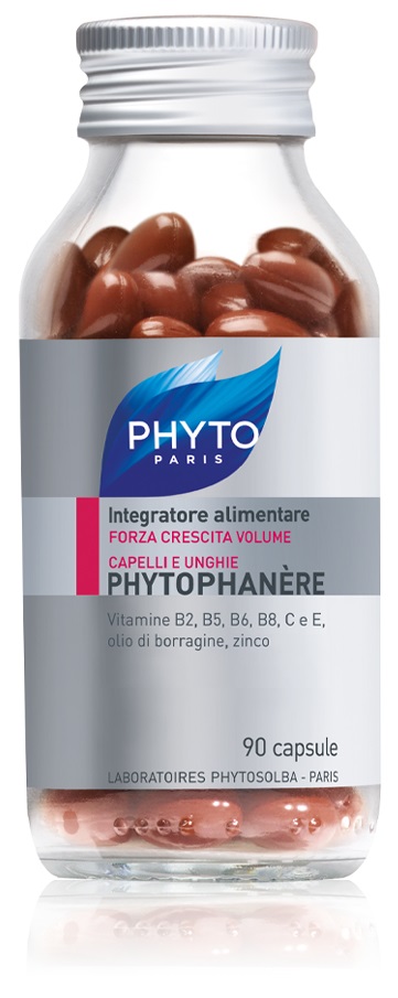 PHYTO PHYTOPHANERE INTEGRATORE ALIMENTARE CAPELLI/UNGHIE 90 CAPSULE NUOVA FORMULA ALLO ZINCO - Farmaunclick.it