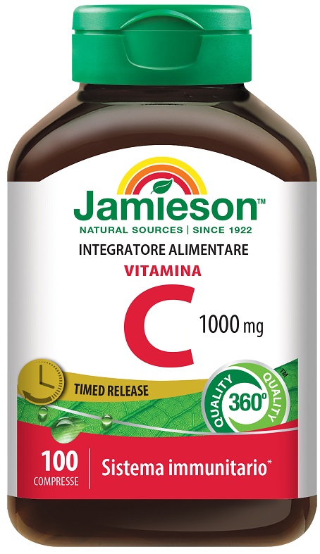 VITAMINA C 1000 TIMED RELEASE 100 COMPRESSE BARATTOLO 128,9 G - Farmaunclick.it