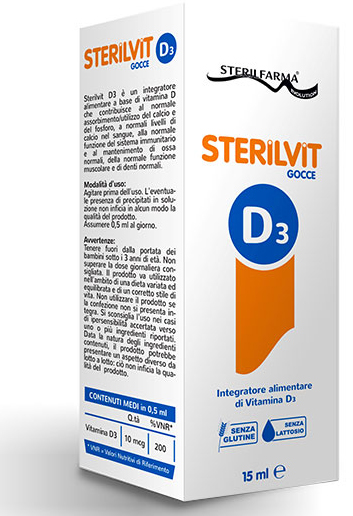 STERILVIT D3 GOCCE 15 ML - Farmaunclick.it