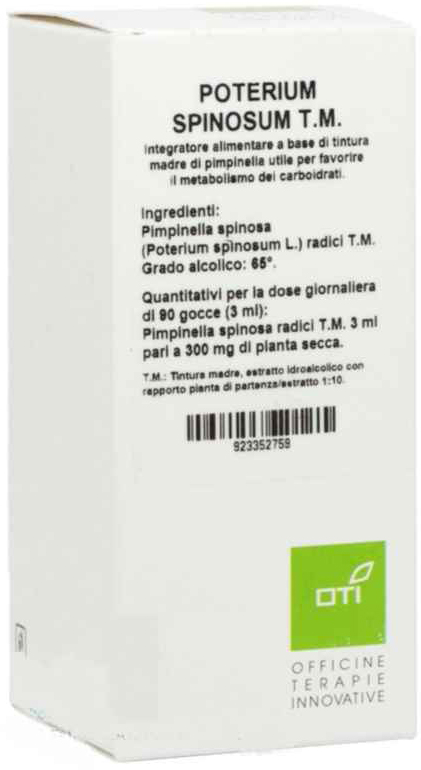 POTERIUM SPINOSUM TINTURA MADRE GOCCE 100ML - Farmaunclick.it