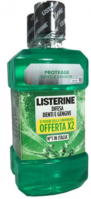 LISTERINE DIFESA DENTI E GENGIVE BUNDLE 2 X 500 ML - Farmaunclick.it