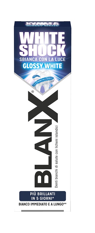 BLANX WHITE SHOCK SBIANCANTE DENTI 75 ML - Farmaunclick.it
