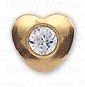 INVERNESS ORECCHINI CUORE CRYSTAL PLACCATI ORO R25C1 - Farmaunclick.it