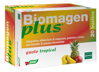 BIOMAGEN PLUS TROPICAL 20 BUSTE ASTUCCIO 100 G - Farmaunclick.it