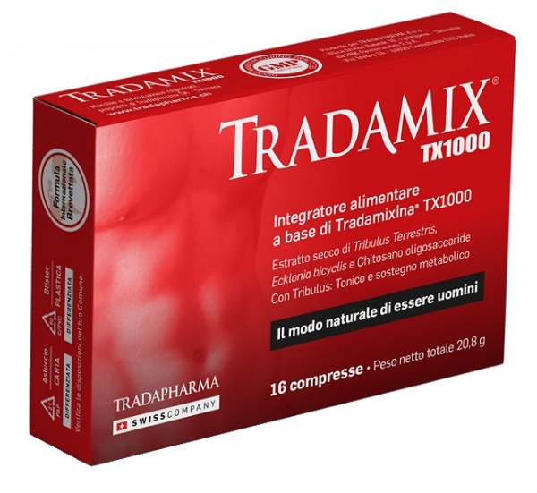 TRADAMIX TX 1000 ASTUCCIO 16 COMPRESSE DUE BLISTER 8 COMPRESSE - Farmaunclick.it