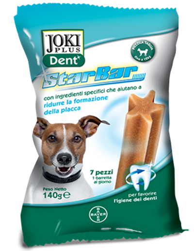 JOKI PLUS DENT STARBAR SACCHETTO 140 G PER CANI DI TAGLIA PICCOLA DA 5 A 12 KG - Farmaunclick.it