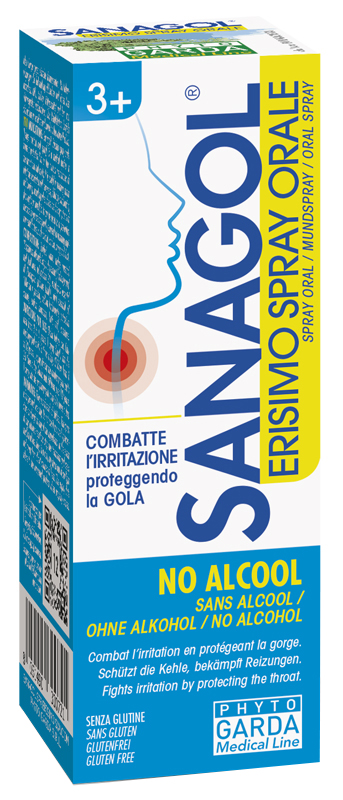 SANAGOL SPRAY ERISIMO SENZA ALCOOL 20 ML - Farmaunclick.it