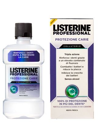 LISTERINE PROFESSIONAL PROTEZIONE CARIE 250 ML - Farmaunclick.it