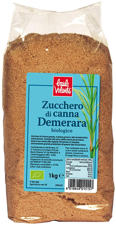ZUCCHERO CANNA DEMERARA  1000 G - Farmaunclick.it