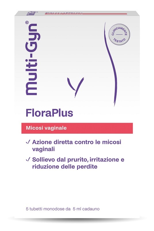FLORAPLUS MULTI GYN CANDIDOSI VAGINALE 5 TUBETTI X 5 ML - Farmaunclick.it