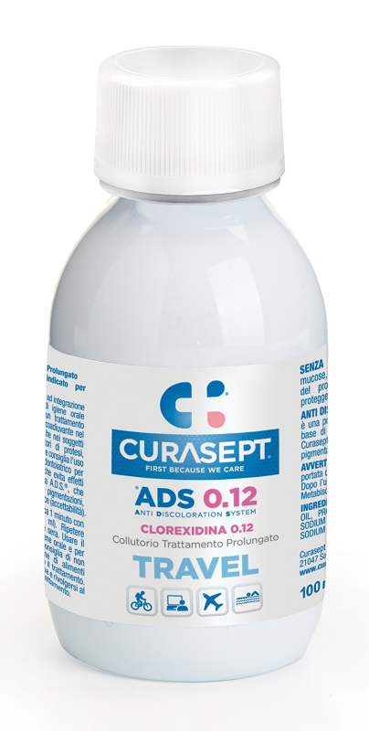 CURASEPT COLLUTORIO 0,12 TRAVEL ADS 100 ML - Farmaunclick.it