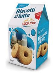 VIDAFREE BISCOTTI AL LATTE SENZA GLUTINE 200 G - Farmaunclick.it