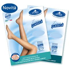 SAUBER CALZA AUTOREGGENTE 140 DENARI MAGLIA MICRORETE NERO 5 LINEA CLASSICA - Farmaunclick.it