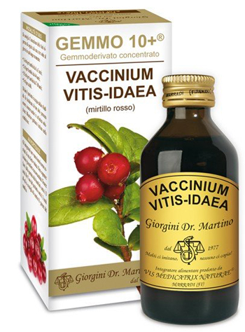 GEMMO 10+ MIRTILLO ROSSO LIQUIDO ANALCOLICO 100 ML - Farmaunclick.it