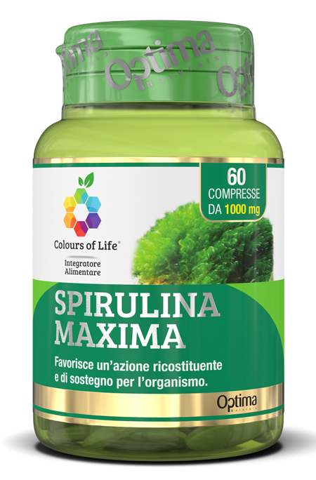 COLOURS OF LIFE SPIRULINA MAXIMA 60 COMPRESSE 1000 MG - Farmaunclick.it