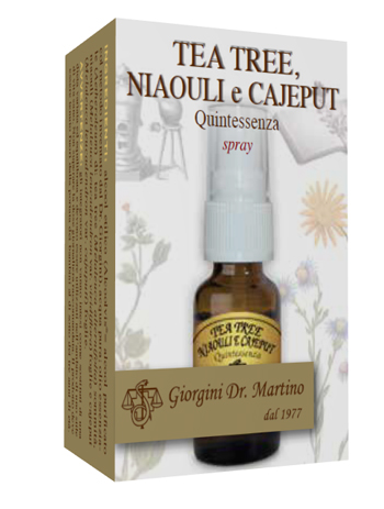 TEA TREE NIAOULI E CAJEPUT QUINTESSENZA SPRAY 15 ML - Farmaunclick.it